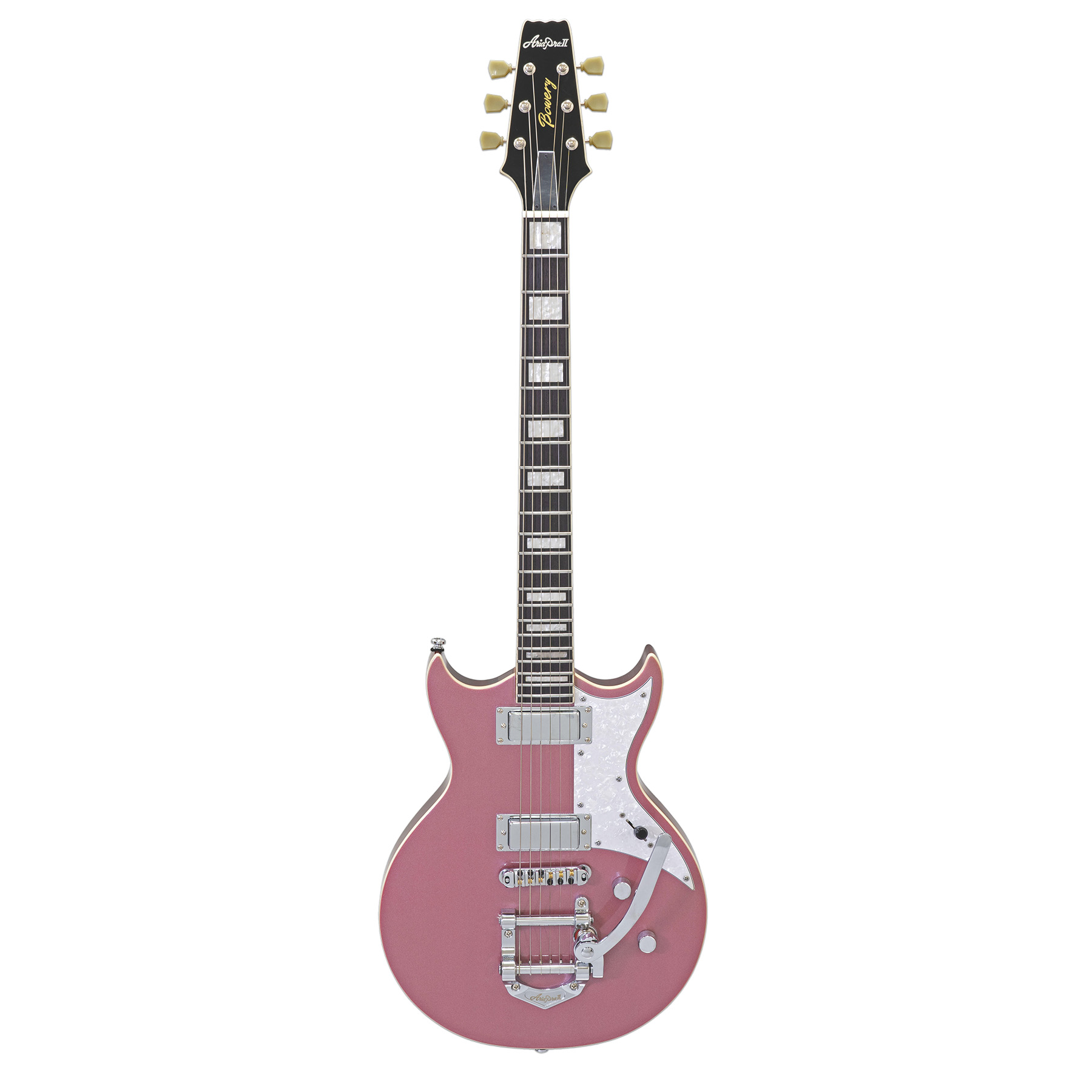 Aria Pro Ii Bowery Electric Guitar Cadillac Pink