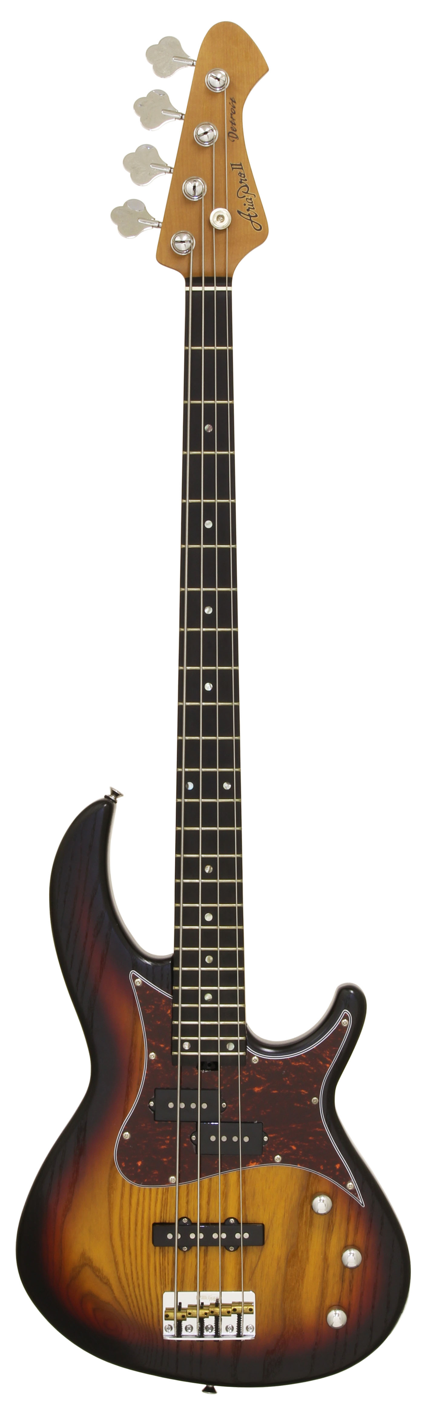 Aria Detroit Bass Gtr 5 String-Open-Pore Sunburst