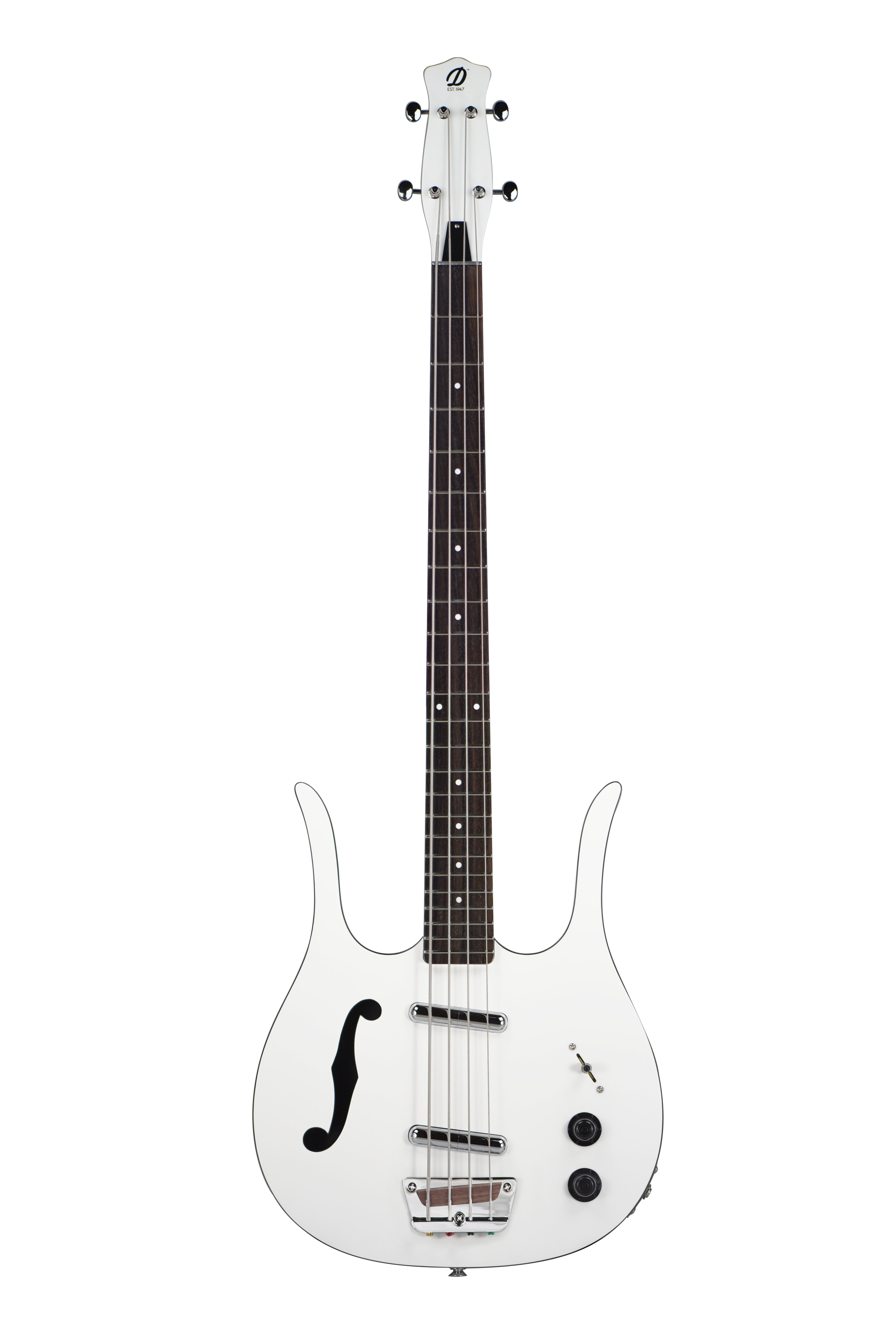 Danelectro 58 Longhorn Bass Red Hot White
