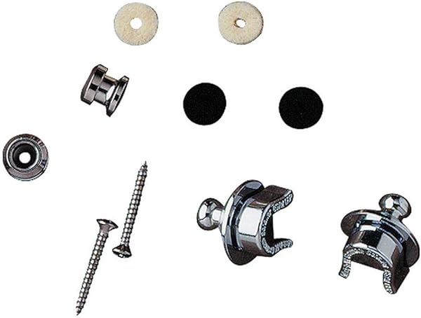 Fender Security Strap Lock, Chrome