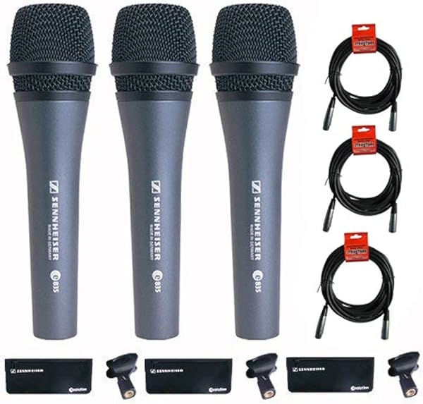 Sennheiser Handheld Dynamic Mic- 3 Pac