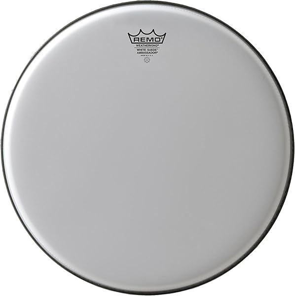 Remo Coated White Head Cs W/Black Dot On Bottom Sd