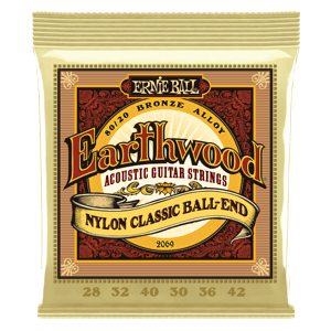 Ernie Ball Earthwood Nylon Ball End 28-42