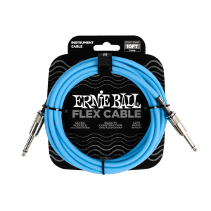 Ernie Ball Flex Cable Blue 10'