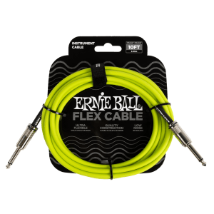 Ernie Ball Flex Cable Green 10'