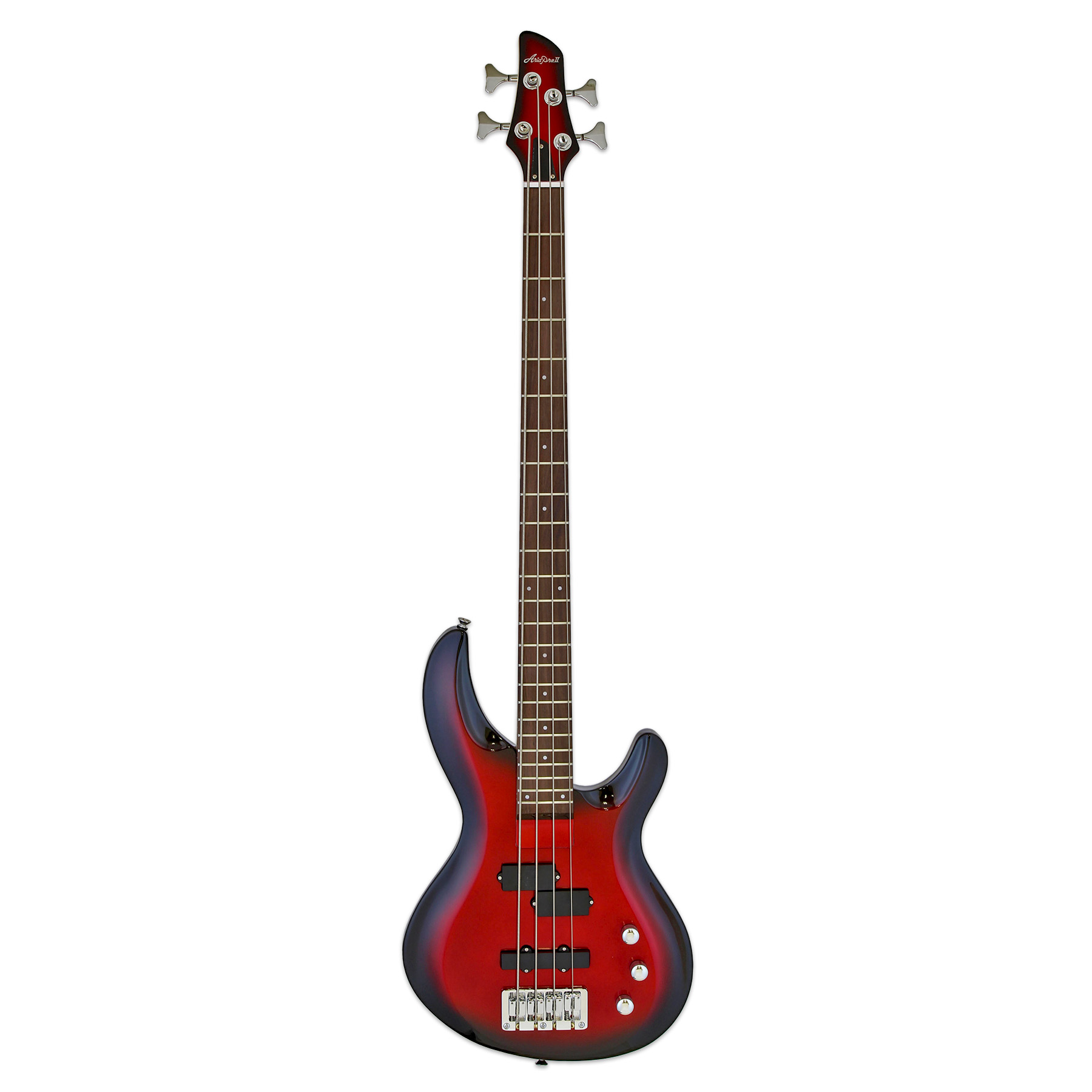 Aria Proii Electric Bass Guitar Metallic Red Shade