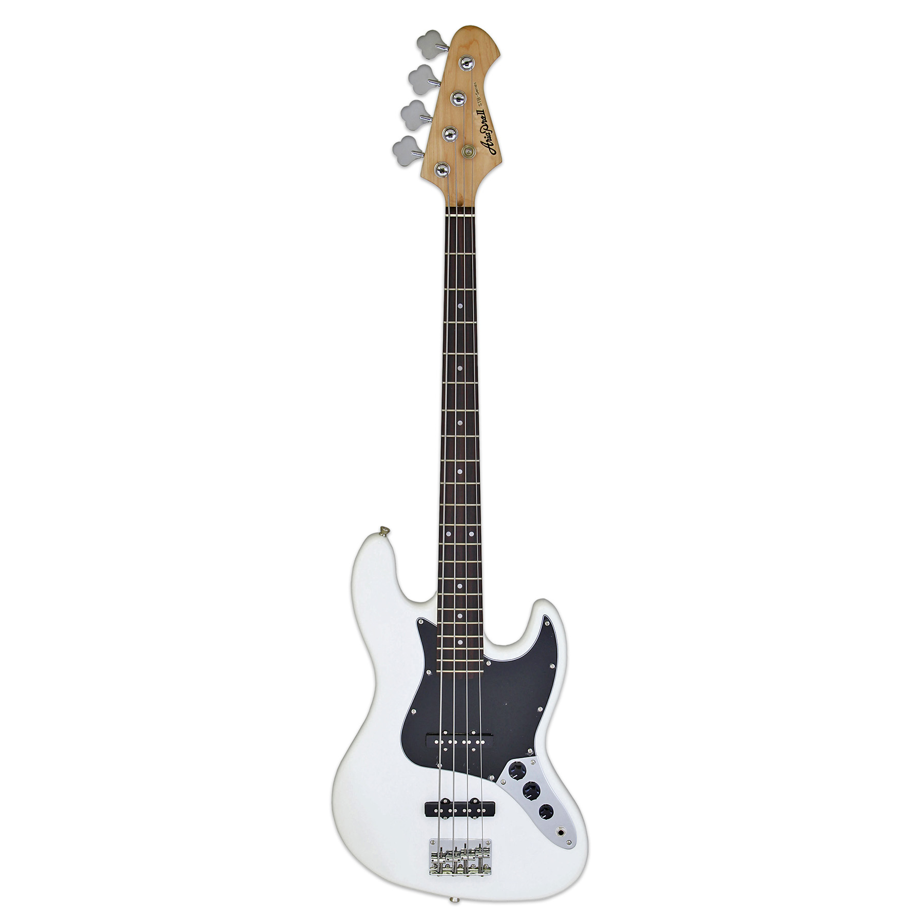 Aria Pro Ii Elect Jazz Bass Guitar White
