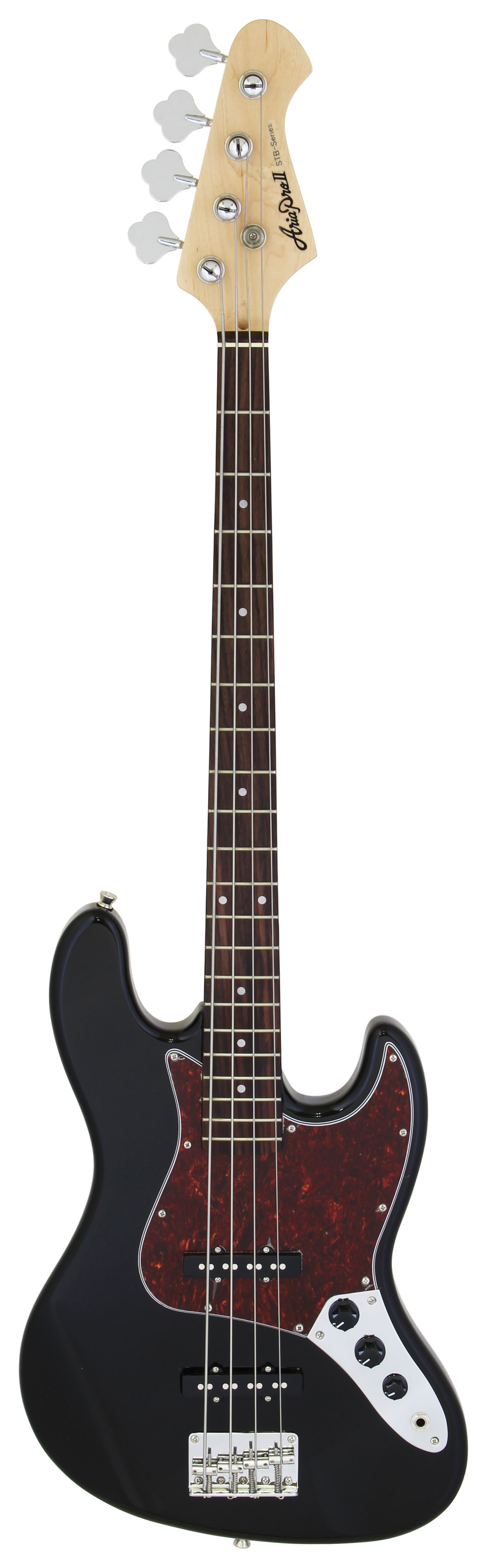 Aria Pro Ii Electric Jazz Bass Guitar Black